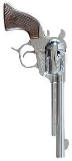 "ROY ROGERS" CHROME PLATED SCHMIDT CAP GUN.