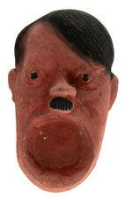 WORLD WAR II ANTI-HITLER FIGURAL PLASTER ASHTRAY.