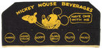 “MICKEY MOUSE BEVERAGES” VARIETY PREMIUM CAP.