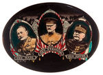 WORLD WAR I ALLIED LEADERS PAIR OF POCKET MIRRORS INCLUDING PERSHING.