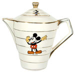 MICKEY & MINNIE MOUSE TEAPOT BY FAIENCERIE D’ONNAING CHINA COMPANY OF FRANCE.