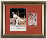 CARL HUBBELL SIGNED DISPLAY/BILL TERRY SIGNED PHOTO.