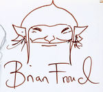 BRIAN FROUD "GOOD/BAD FAERIES" SIGNED & SKETCHED BOOK WITH EXTRAS.