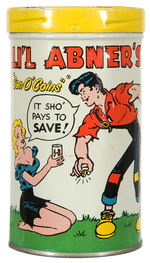 "LI'L ABNER'S CAN O' COINS" PREMIUM BANK.