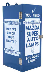 “MAZDA SUPER AUTO LAMPS” WALL HANGING CABINET.