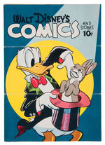 "WALT DISNEY'S COMICS AND STORIES" SUBSCRIPTION PAIR.