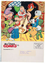 "WALT DISNEY'S COMICS AND STORIES" SUBSCRIPTION PAIR.