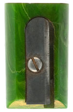 "JOE CARIOCA" RARE SHAPE CATALIN PLASTIC PENCIL SHARPENER.