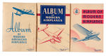 WINGS CIGARETTES TRIO OF COMPLETE AIRPLANE CARD ALBUMS.