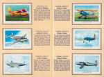 WINGS CIGARETTES TRIO OF COMPLETE AIRPLANE CARD ALBUMS.