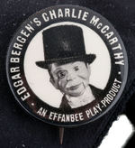 "CHARLIE McCARTHY" BOXED COMPOSITION EFFANBEE DOLL & BUTTON.