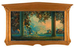 MAXFIELD PARRISH “DAYBREAK” PRINT IN ORIGINAL FRAME.