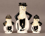 MR. PEANUT SALT, PEPPER AND VINEGAR SET.