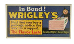 "WRIGLEY'S" GUM TROLLEY SIGN.