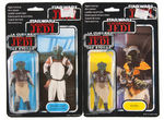 "STAR WARS: RETURN OF THE JEDI - KLAATU" ACTION FIGURE ON CARD VARIETIES LOT.