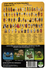 "STAR WARS: RETURN OF THE JEDI"/"EMPIRE STRIKES BACK" CARDED ACTION FIGURE LOT.