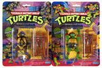 "TEENAGE MUTANT NINJA TURTLES" CARDED ACTION FIGURE LOT.