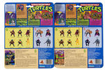 "TEENAGE MUTANT NINJA TURTLES" CARDED ACTION FIGURE LOT.