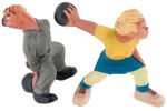 “RITTGERS” TWO PIECE BOWLING FIGURE SET.