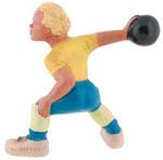 “RITTGERS” TWO PIECE BOWLING FIGURE SET.