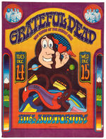 GRATEFUL DEAD HILL AUDITORIUM 1971 CONCERT POSTER.