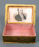 JOHN QUINCY ADAMS 1828 CAMPAIGN RARE SEWING BOX.