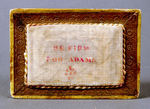 JOHN QUINCY ADAMS 1828 CAMPAIGN RARE SEWING BOX.