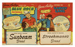 "GENE AUTRY'S BRAND STROEHMANN'S BREAD" PREMIUM BREAD LABEL ALBUMS.