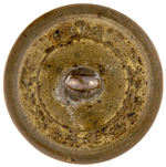 ANDREW JACKSON BRASS CLOTHING BUTTON "A/JACKSON/1812" LIKELY CIRCA 1828 CAMPAIGN.