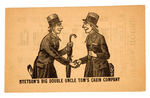 "UNCLE TOM'S CABIN CO" 10¢ COUPON TICKET FROM 1885.