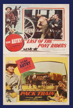 GENE AUTRY MOVIE LOBBY CARDS.