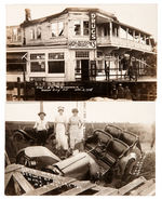 WEATHER/DISASTER LOT OF NINE REAL PHOTO POSTCARDS.