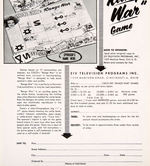 "THE CISCO KID'S RANGE WAR GAME" ZIV TELEVISION PROMOTIONAL MANUAL.