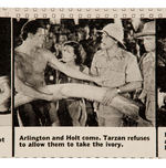 "TARZAN AND HIS MATE" PREMIUM PAPER FILM FOR CARDBOARD THEATER.