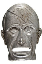 WWII ANTI-HITLER LARGE CAST METAL FACE FROM CARNIVAL ATTRACTION.