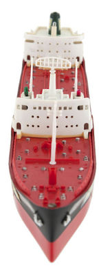 "HESS VOYAGER" BOXED OIL TANKER TOY.