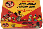 "MICKEY MOUSE CLUB AUTO-MAGIC PICTURE GUN" BOXED SET.