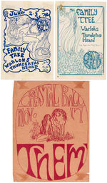 CRYSTAL BALLROOM CONCERT HANDBILL LOT.