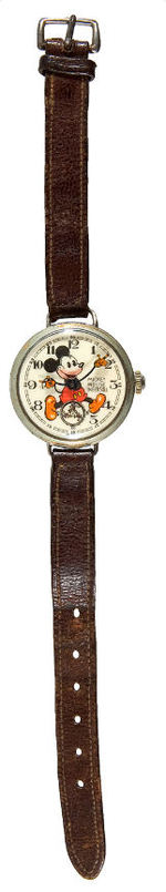 "MICKEY MOUSE INGERSOLL" ENGLISH WRIST WATCH (SECOND VERSION).