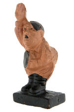 WWII ANTI-HITLER HUMOROUS SALUTING MATCH STRIKER FIGURE.