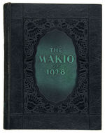 MILTON CANIFF EXTENSIVE ART/PHOTOS IN 1928 OHIO STATE “MAKIO” YEARBOOK.