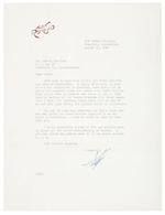 CHIC YOUNG-MILTON CANIFF-ALEX RAYMOND SIGNED LETTER TRIO TO NOTED CARTOONIST HISTORIAN.