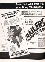 "MOTION PICTURE HERALD" WITH GREAT FRANKENSTEIN CONTENT.