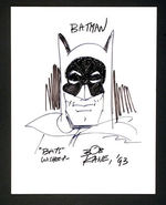 BOB KANE BATMAN SKETCH.