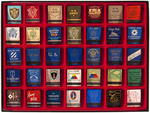 WWII ARMY RELATED LOT OF 70 UNUSED MATCHBOOKS IN RIKER MOUNTS.