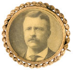 THEODORE ROOSEVELT UNLISTED PORTRAIT BADGE.