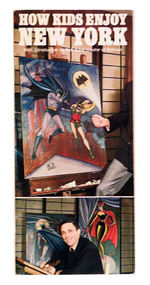 BATMAN – THEMED NEW YORK CITY AMERICAN AIRLINES PAMPHLET WITH BOB KANE.