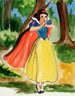 "SNOW WHITE AND THE SEVEN DWARFS" LITTLE GOLDEN BOOK ORIGINAL ART.