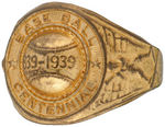 JACK ARMSTRONG "BASEBALL CENTENNIAL" RADIO PREMIUM RING.