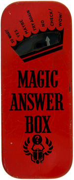 "JACK ARMSTRONG MAGIC ANSWER BOX."